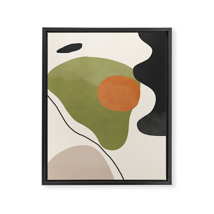 Abstract Shapes 60 Framed Canvas Print Gallery Image 1