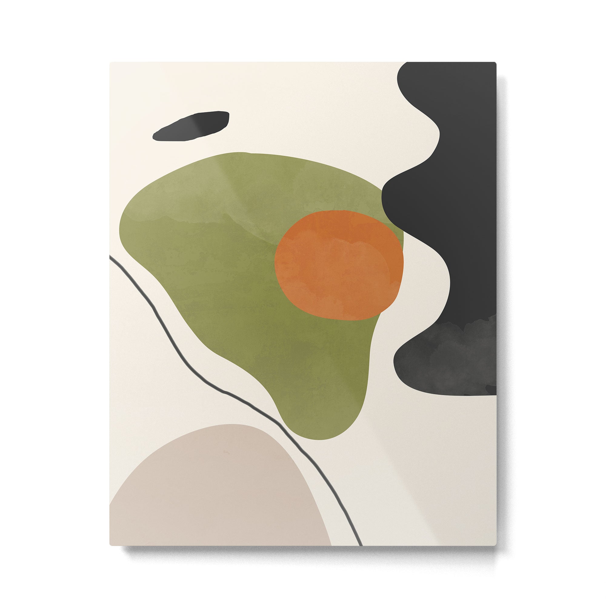 Abstract Shapes 60 Metal Print Gallery Image 4