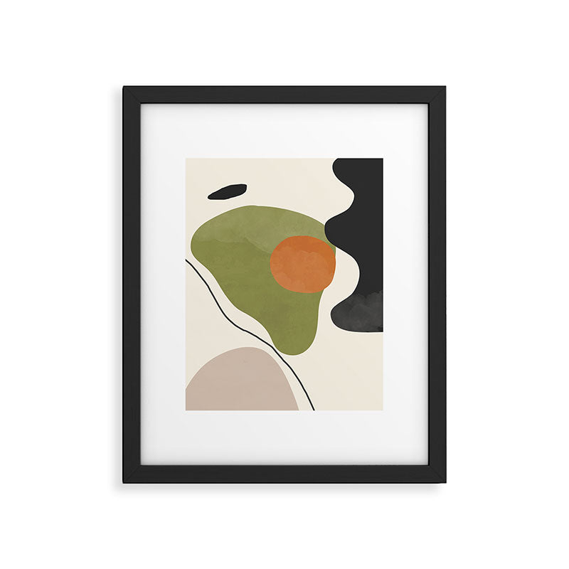 Abstract Shapes 60 Framed Art Print Gallery Image 5