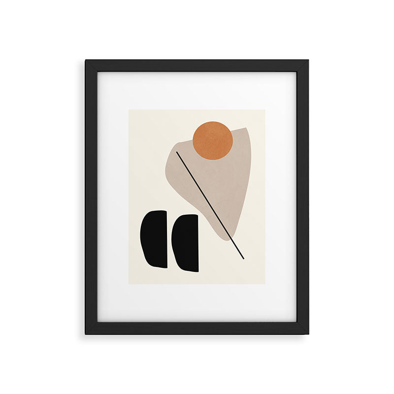 Abstract Shapes 61 Framed Art Print Gallery Image 5