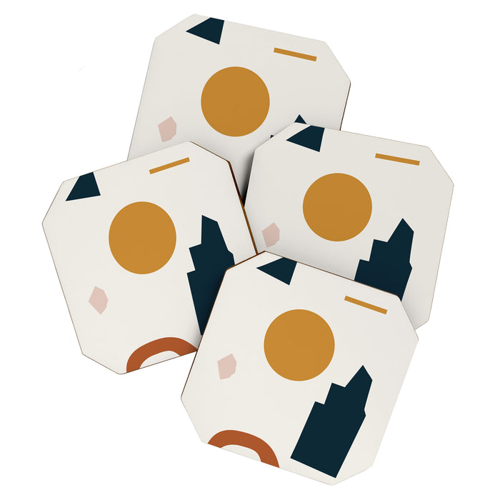 Abstract Shapes 8 Coaster Gallery Image 1