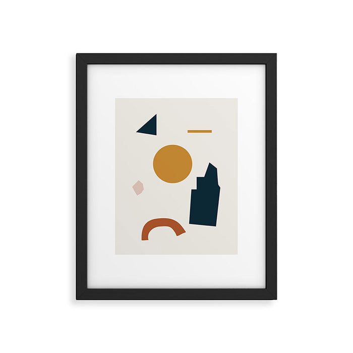 Abstract Shapes 8 Framed Art Print Gallery Image 1