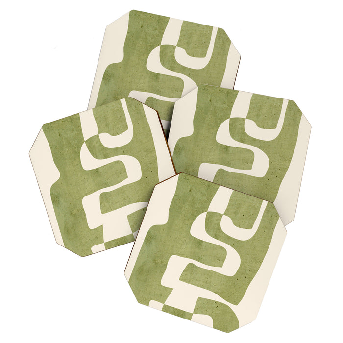 Abstract Shapes Modern Art 22 Coaster Gallery Image 1
