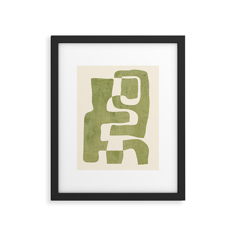Abstract Shapes Modern Art 22 Framed Art Print Gallery Image 5