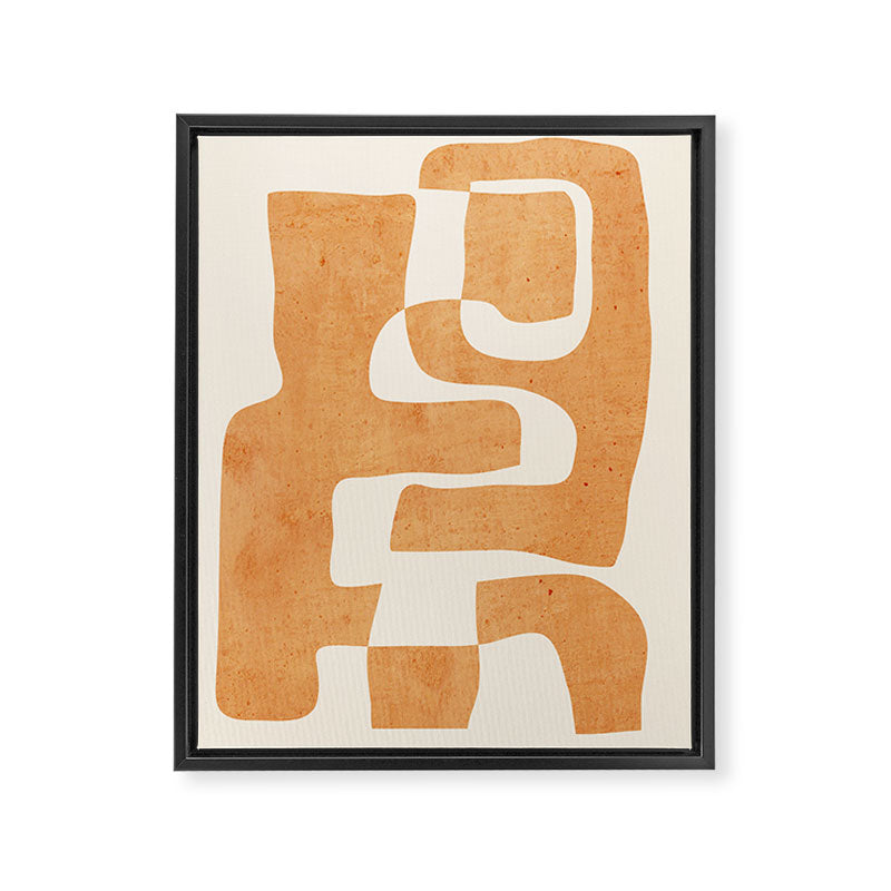 Abstract Shapes Modern Art 24 Framed Canvas Print Gallery Image 6