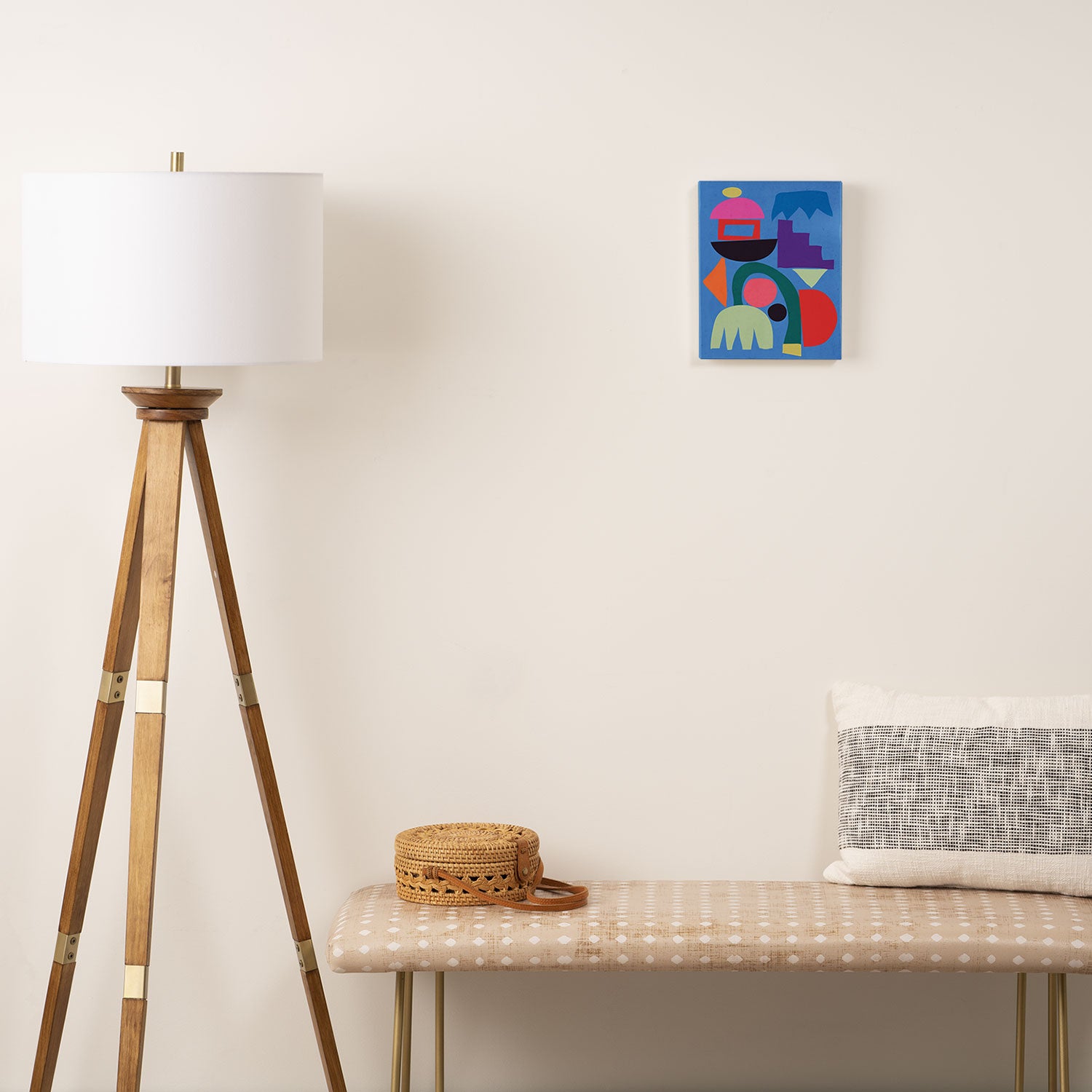 Abstract Shapes Modern Art 3 Canvas Print Gallery Image 2