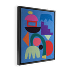Abstract Shapes Modern Art 3 Framed Canvas Print Gallery Image 2