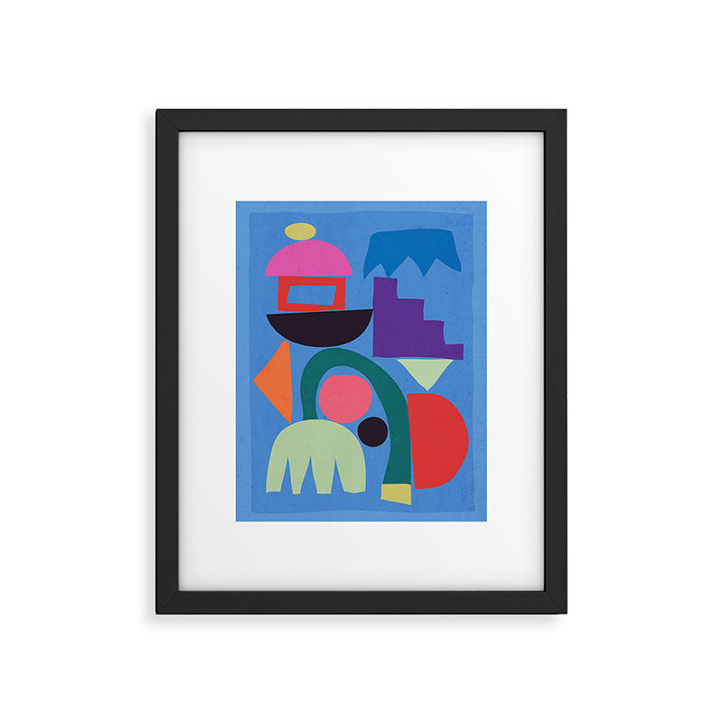 Abstract Shapes Modern Art 3 Framed Art Print Gallery Image 5