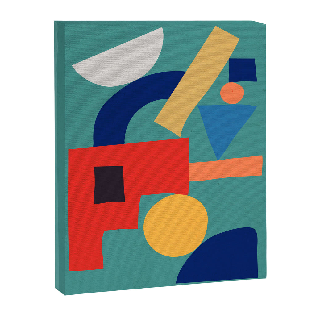 Abstract Shapes Modern Art 6 Canvas Print Gallery Image 6