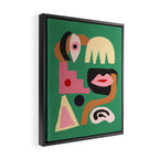 Abstract Shapes Modern Art 7 Framed Canvas Print Gallery Image 2
