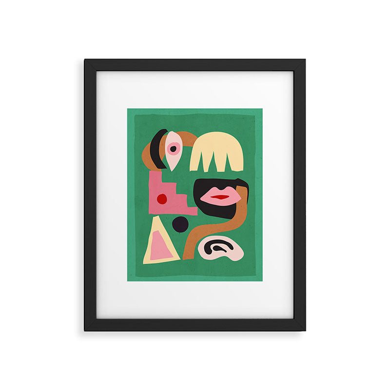 Abstract Shapes Modern Art 7 Framed Art Print Gallery Image 5