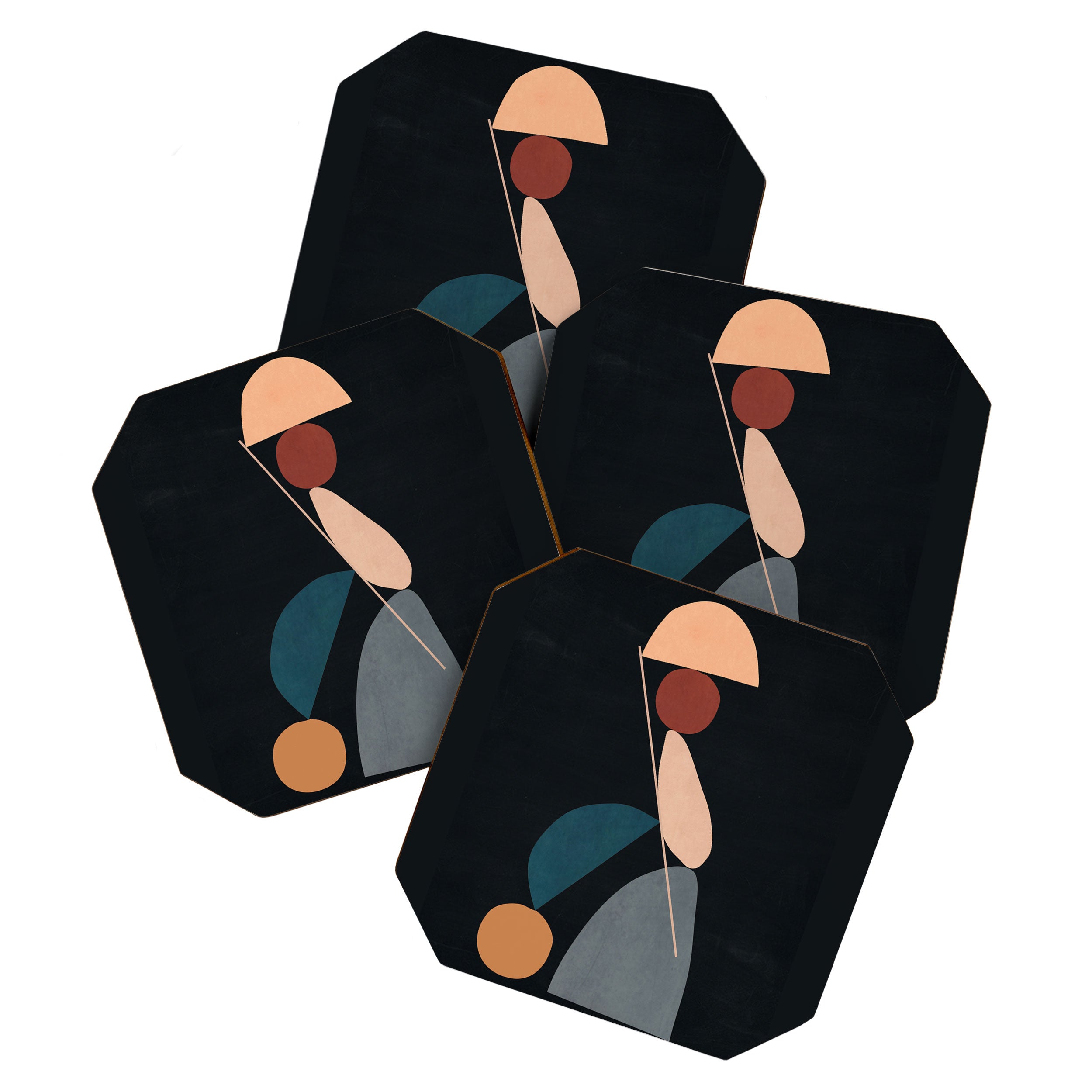 Abstract Stones 16 Coaster Gallery Image 1