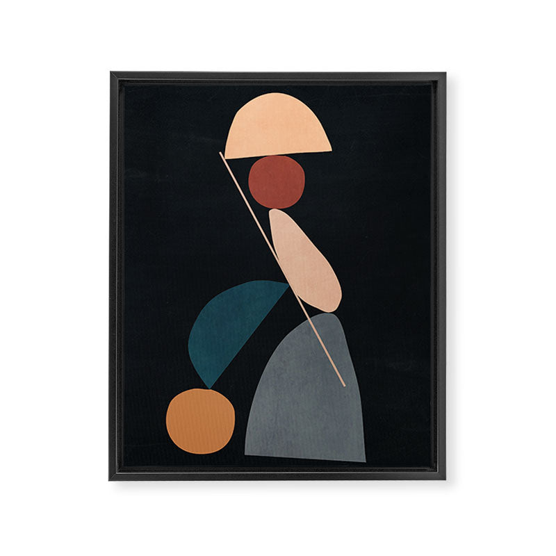 Abstract Stones 16 Framed Canvas Print Gallery Image 6
