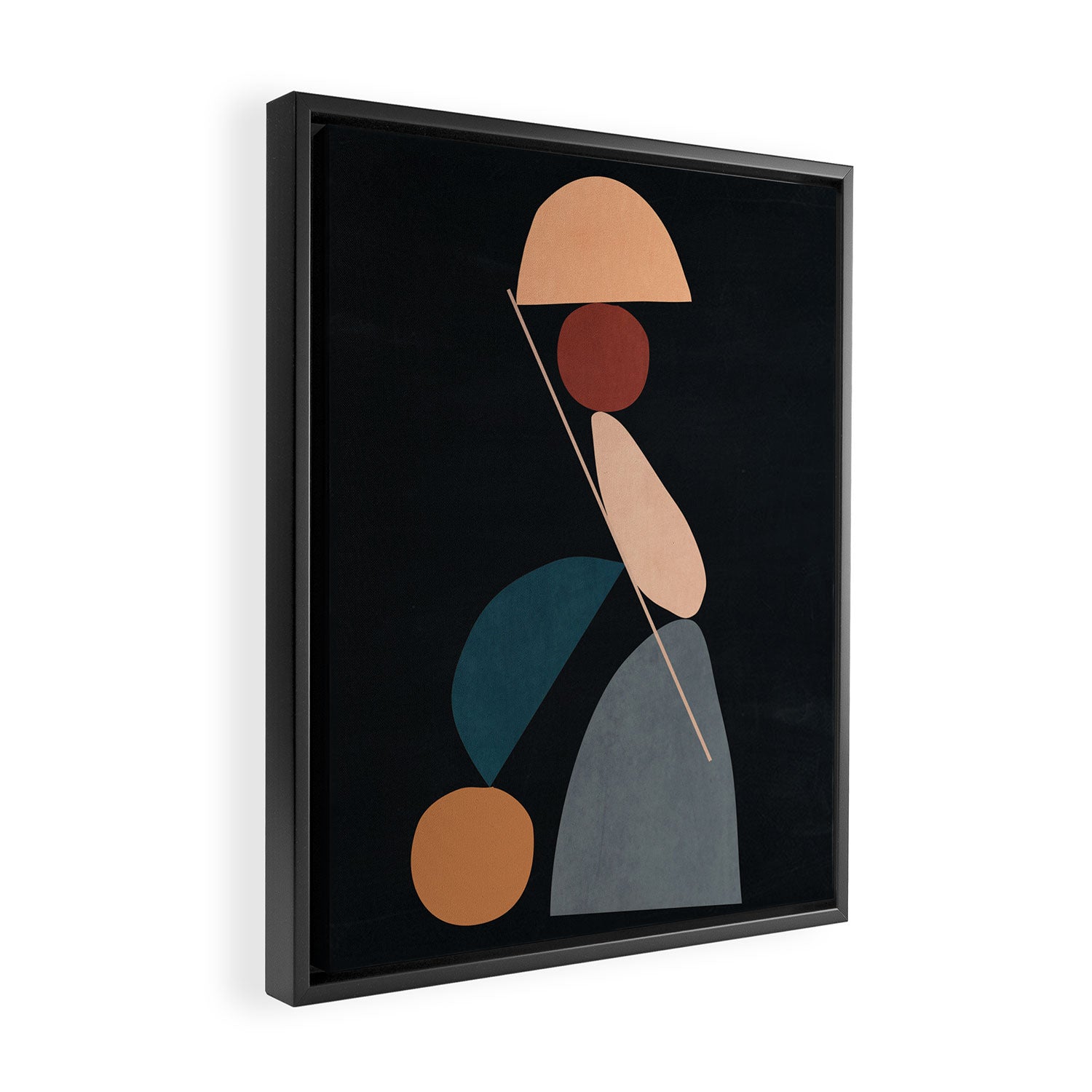Abstract Stones 16 Framed Canvas Print Gallery Image 2