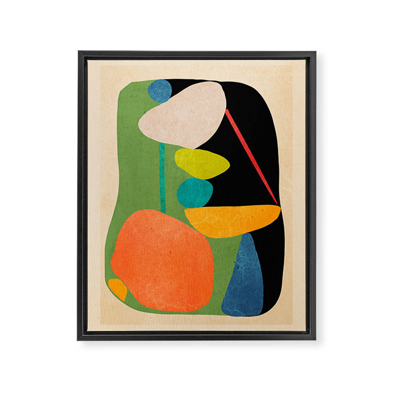 Abstract Stones 8 Framed Canvas Print Gallery Image 6
