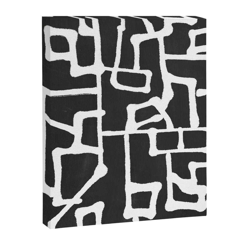 abstract-black and white Canvas Print Gallery Image 6