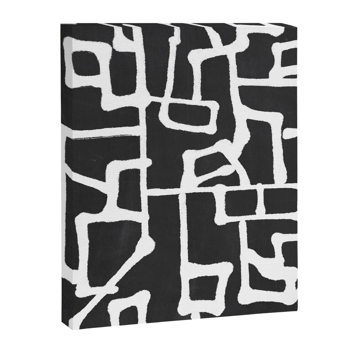 abstract-black and white Canvas Print Gallery Image 6