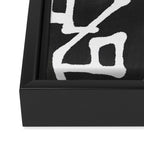 abstract-black and white Framed Canvas Print Gallery Image 3