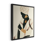 African Woman 2 Framed Canvas Print Gallery Image 2