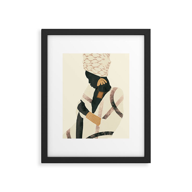 African Woman 2 Framed Art Print Gallery Image 4