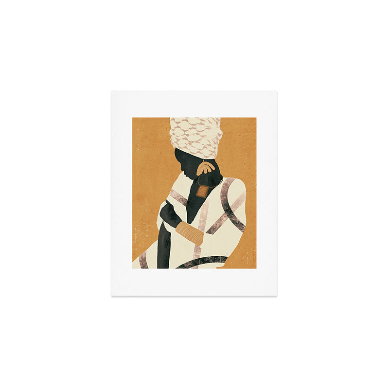 African Woman Art Print Gallery Image 1