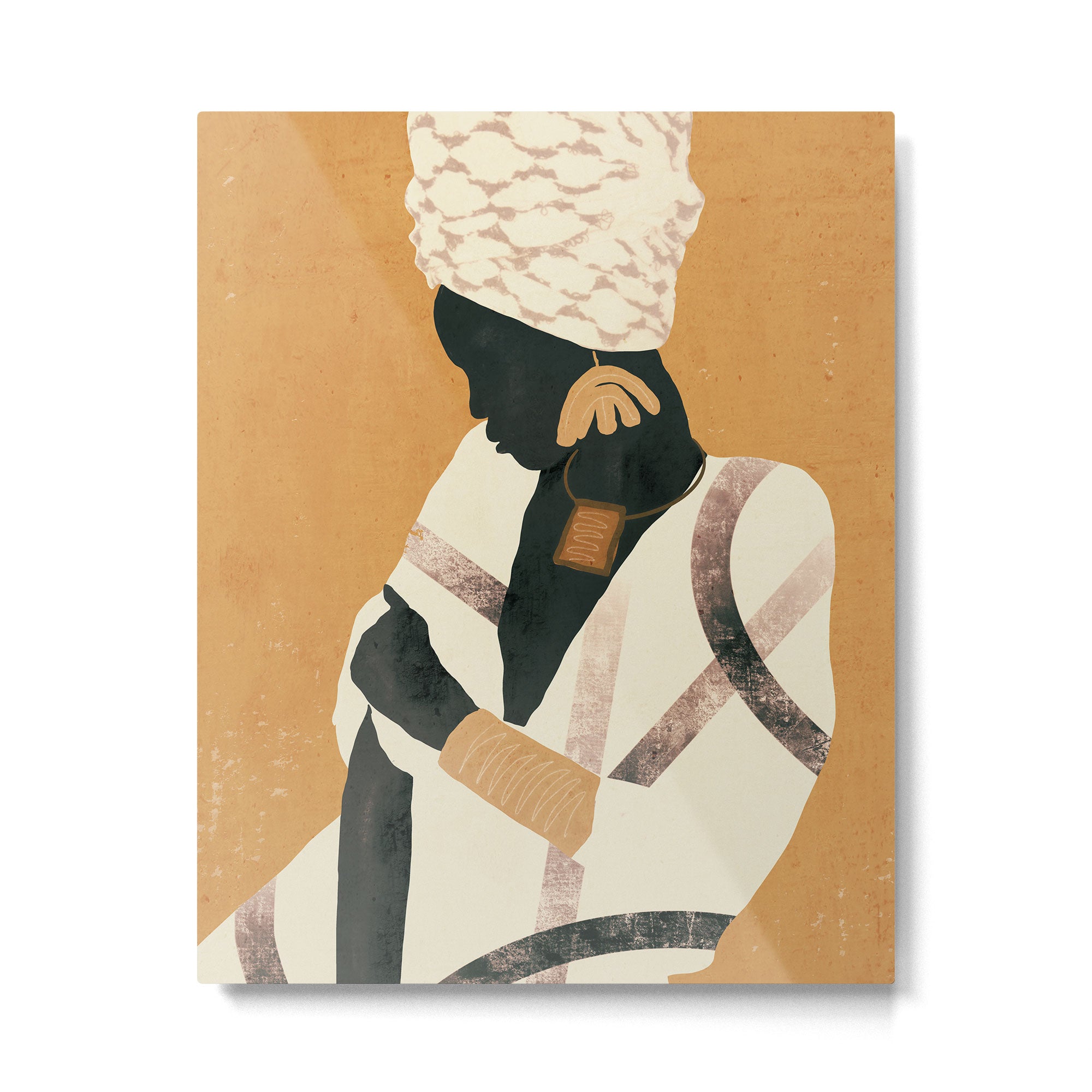 African Woman Metal Print Gallery Image 4