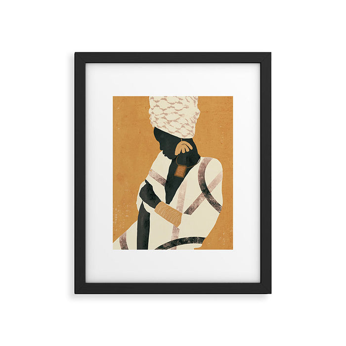 African Woman Framed Art Print Gallery Image 1