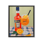 Aperol Spritz Framed Canvas Print Gallery Image 6