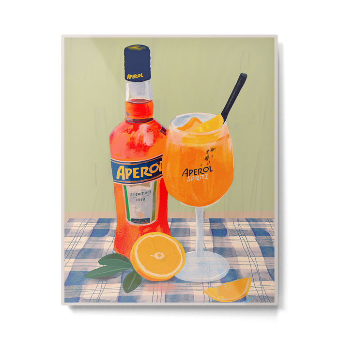 Aperol Spritz Metal Print Gallery Image 1