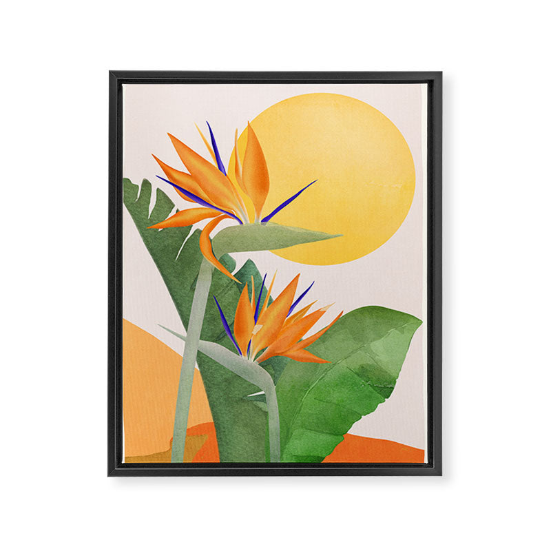 Bird of Paradise 3 Framed Canvas Print Gallery Image 6