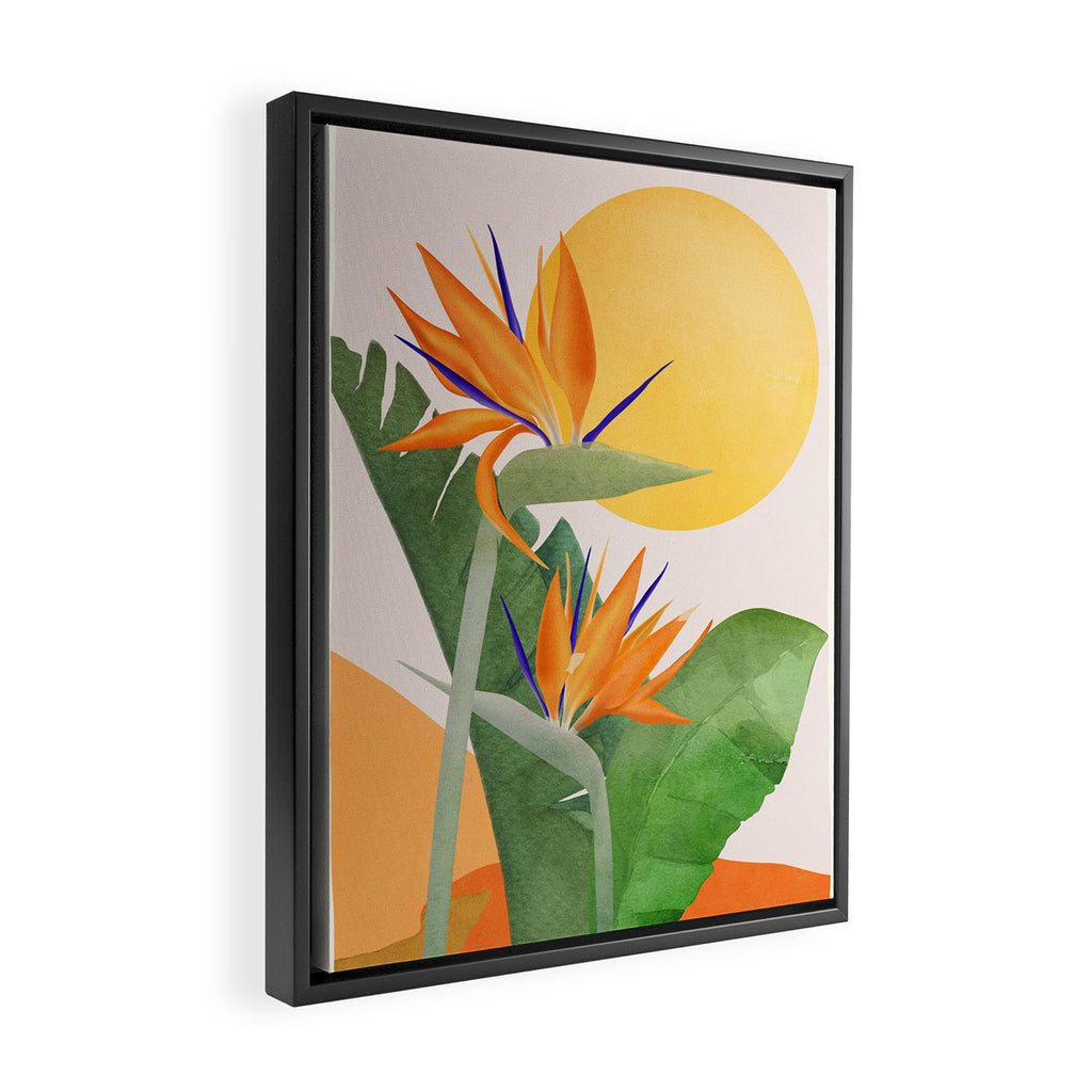 Bird of Paradise 3 Framed Canvas Print Gallery Image 2