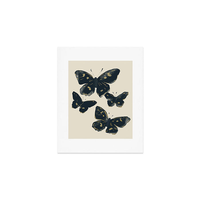 Black Butterflies 2 Art Print Gallery Image 1