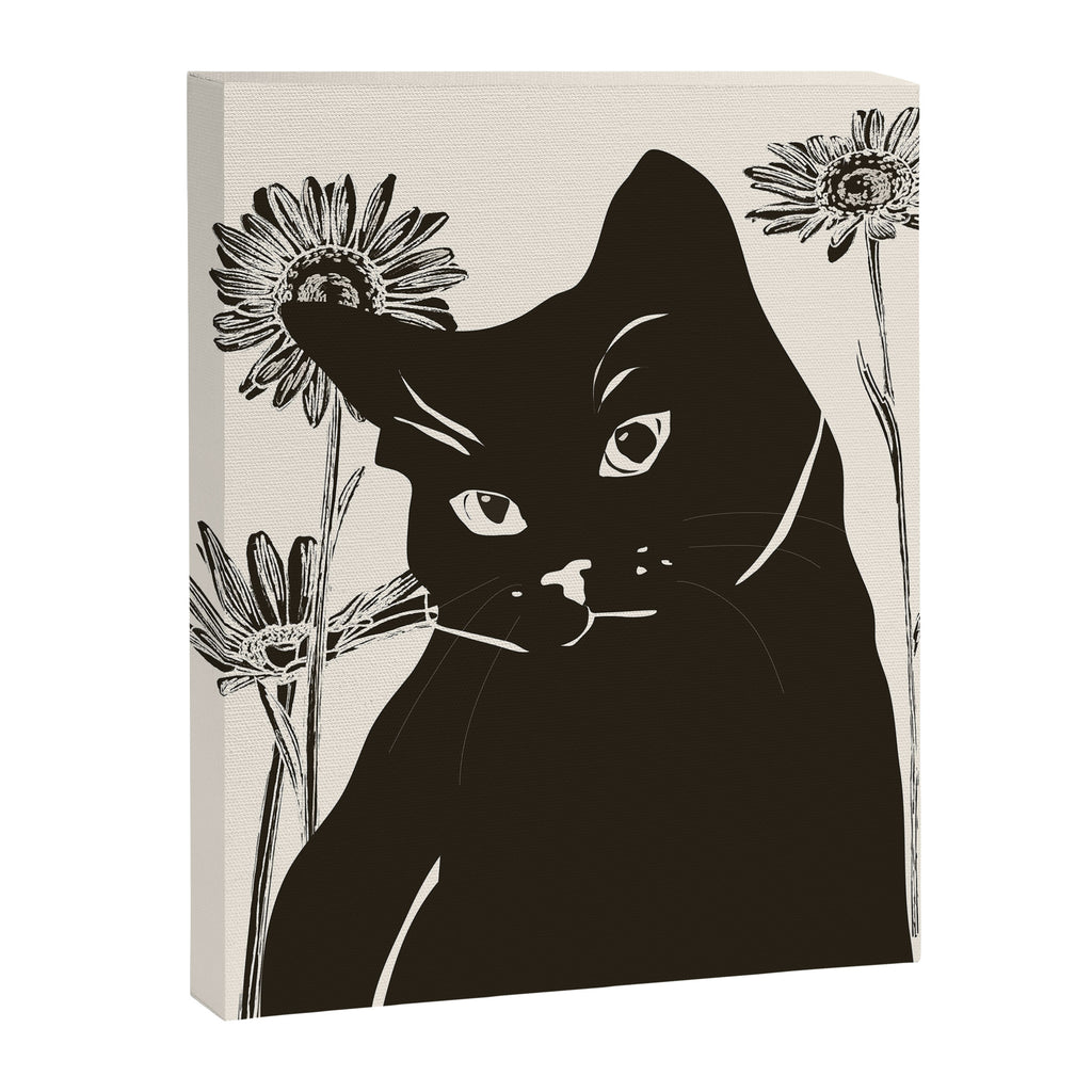 Black Cat 3 Canvas Print Gallery Image 6