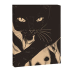 Black Cat 4 Canvas Print Gallery Image 6