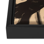Black Cat 4 Framed Canvas Print Gallery Image 3