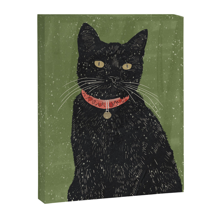 Black Cat 5 Canvas Print Gallery Image 1