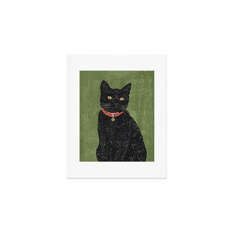 Black Cat 5 Art Print Gallery Image 1