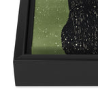 Black Cat 5 Framed Canvas Print Gallery Image 3