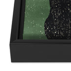 Black Cat 8 Framed Canvas Print Gallery Image 3