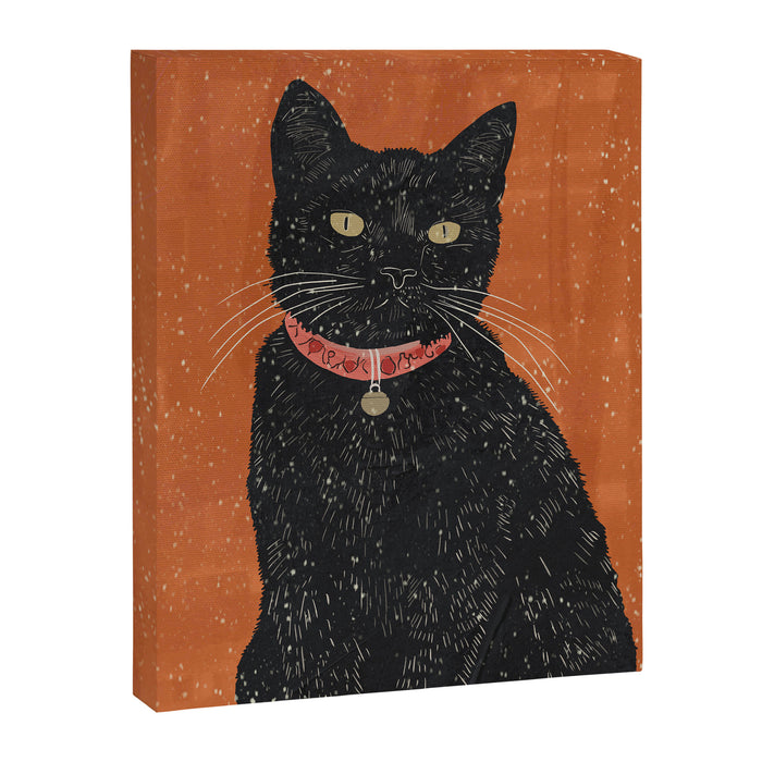 Black Cat 9 Canvas Print Gallery Image 1