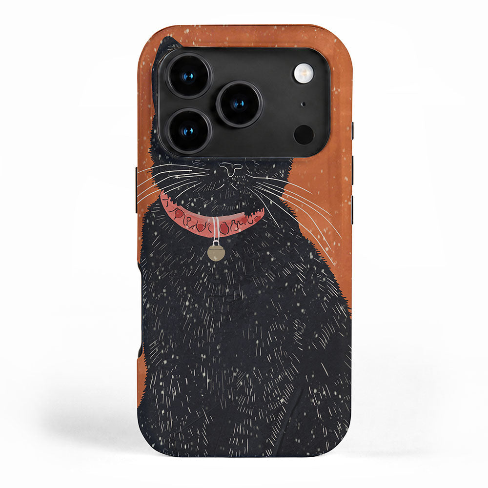 Black Cat 9 iPhone Case Gallery Image 1