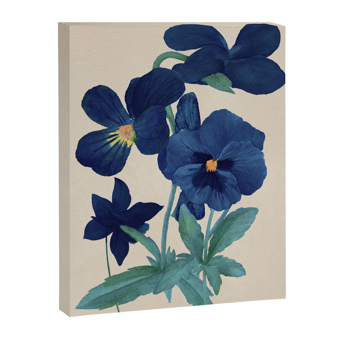 Blue Flowers Canvas Print Gallery Image 1