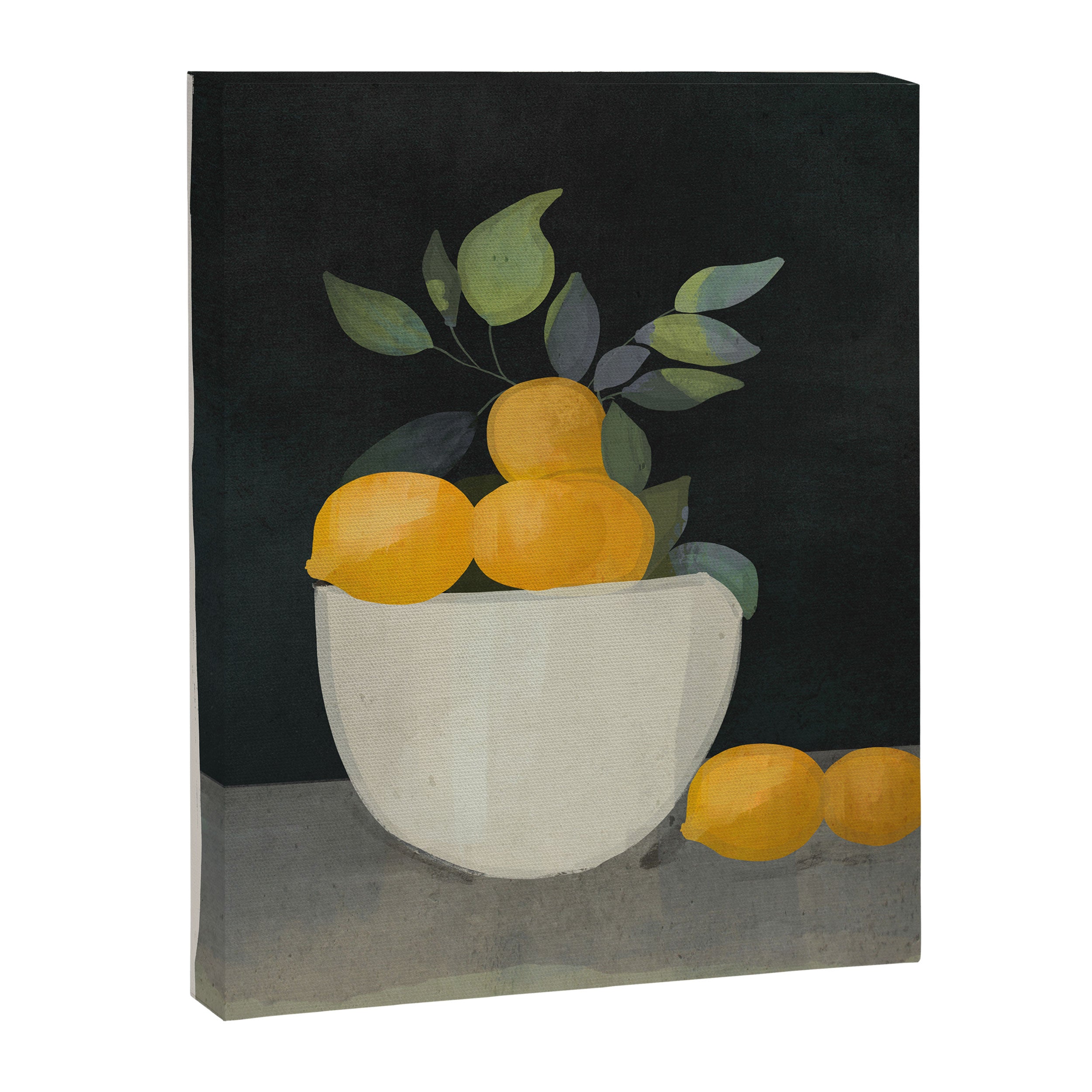 Bowl of Lemons Canvas Print Gallery Image 8