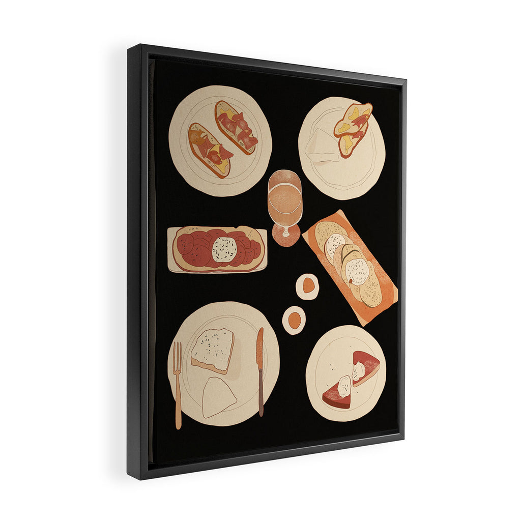 Breakfast 3 Framed Canvas Print Gallery Image 2