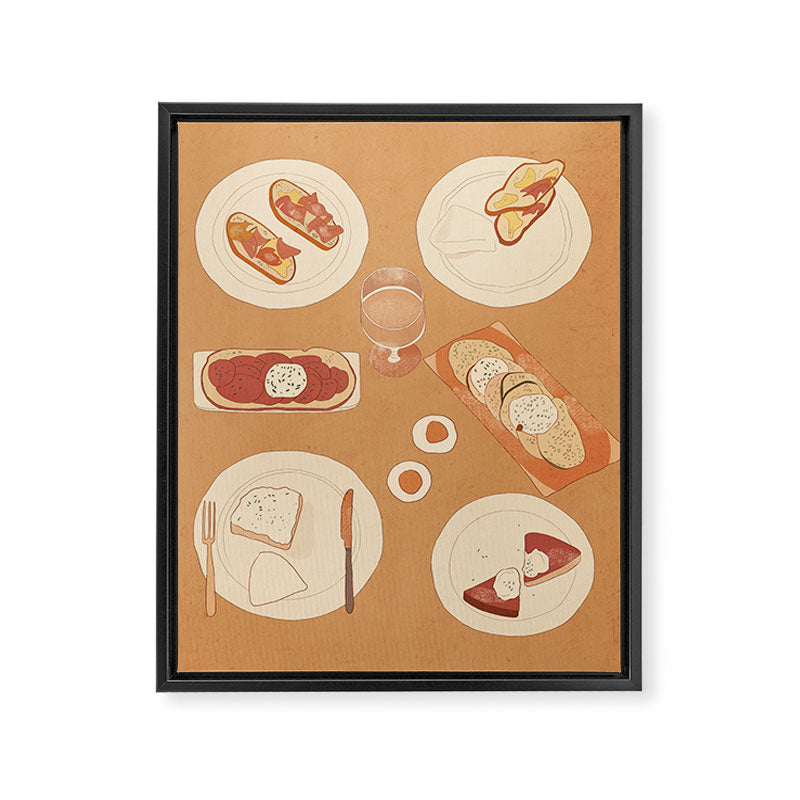 Breakfast Framed Canvas Print Gallery Image 6