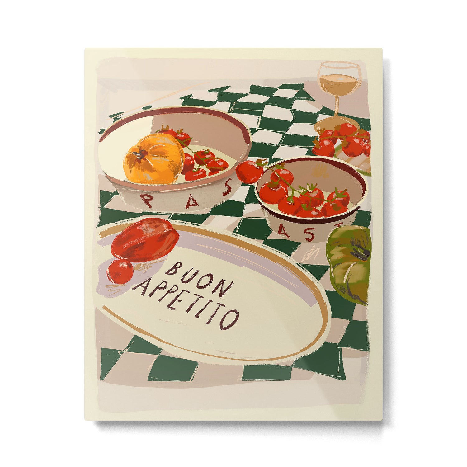 Buon Appetito Metal Print Gallery Image 4
