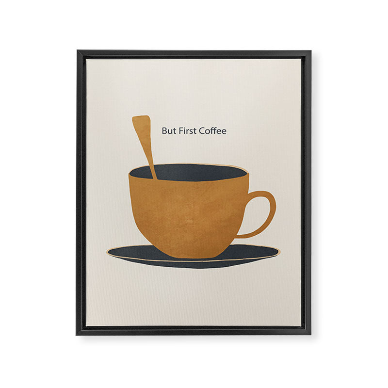 But First Coffee 2 Framed Canvas Print Gallery Image 6