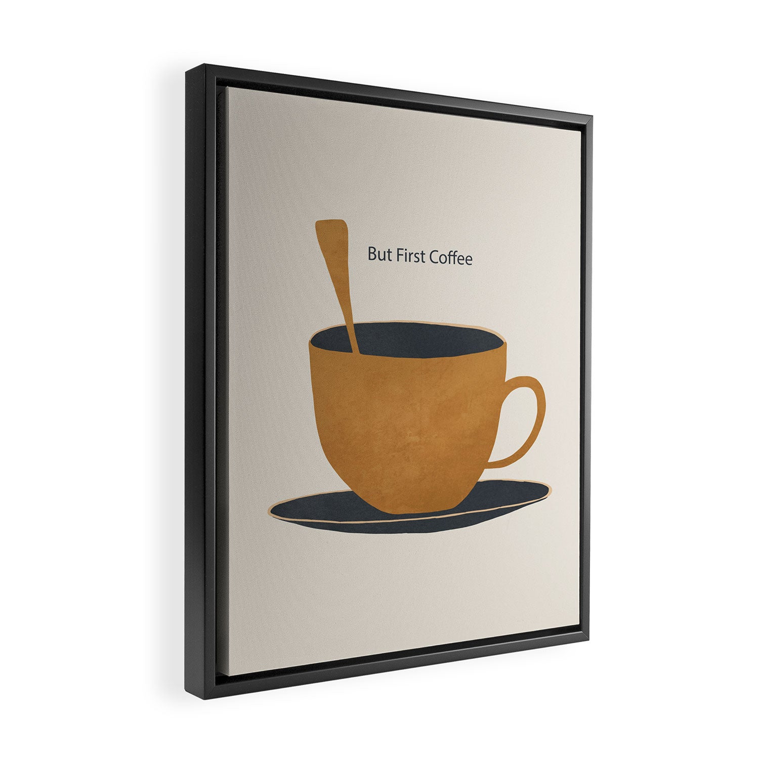 But First Coffee 2 Framed Canvas Print Gallery Image 2