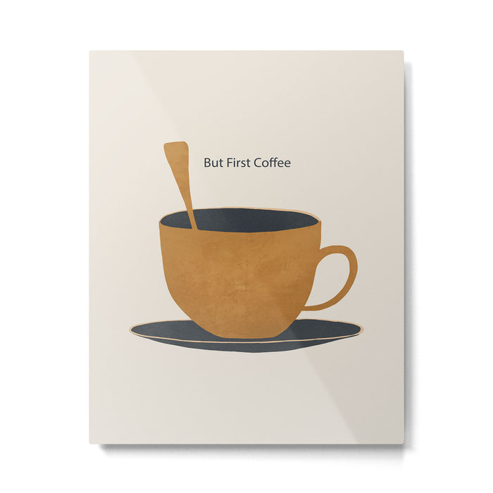 But First Coffee 2 Metal Print Gallery Image 1