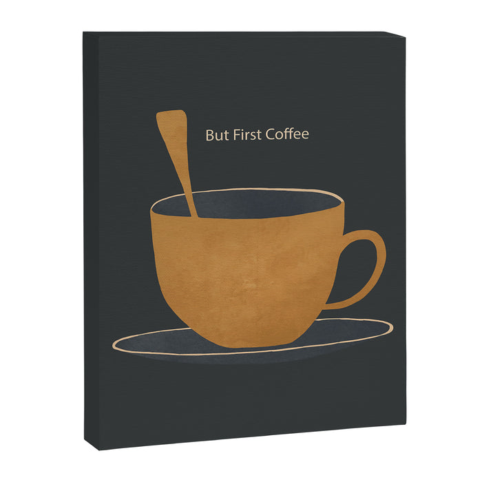 But First Coffee Canvas Print Gallery Image 1
